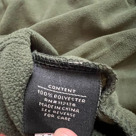 Dri Duck DDX Fleece Mens XL Quarter Zip Pullover Jacket Green Brown Shirt - Picture 6 of 8